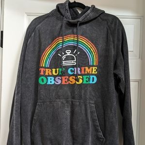 True Crime Obsessed pullover hoodie